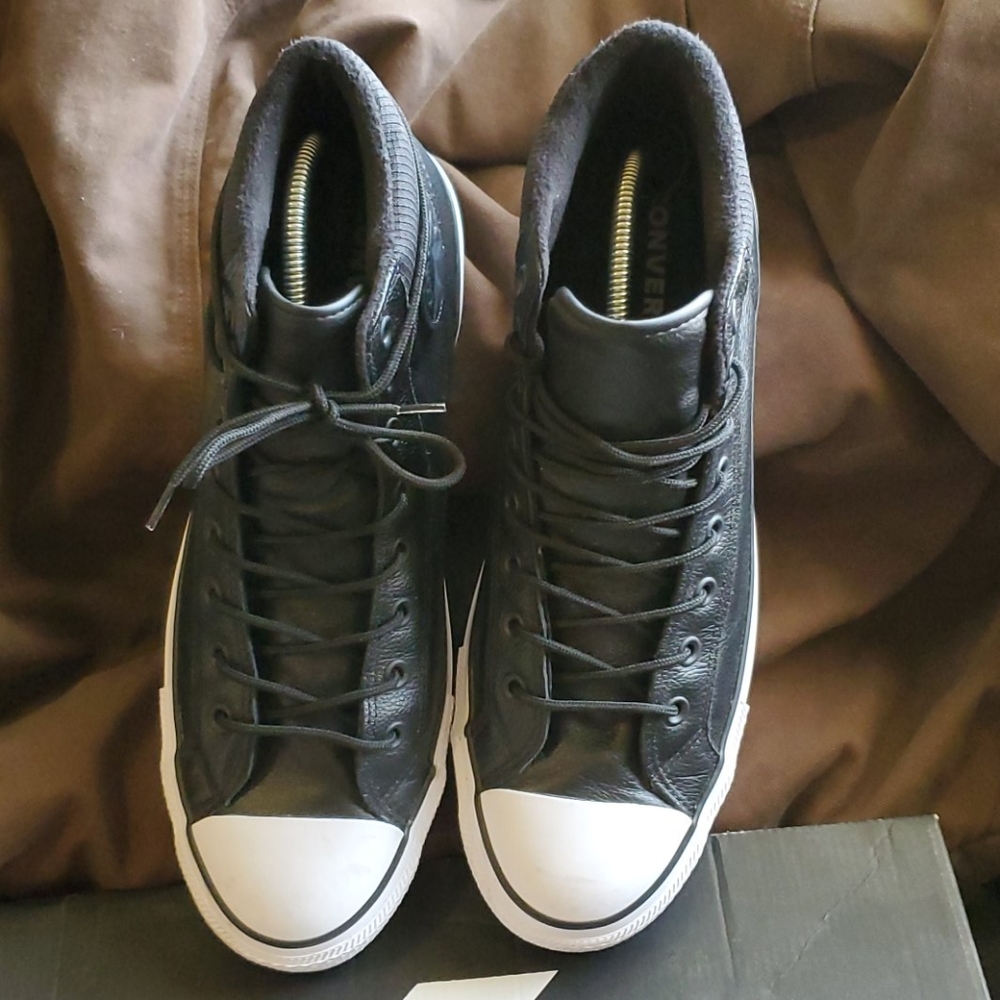 Converse leather high top